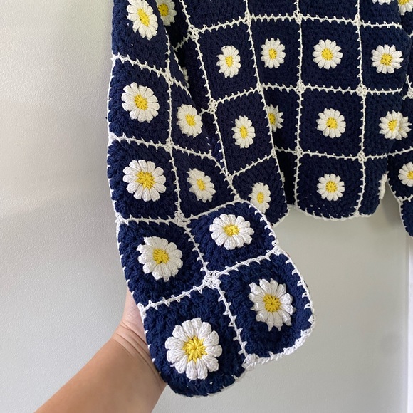 Wild Orange Tree Handmade Crochet Cardigan - Picture 6 of 8